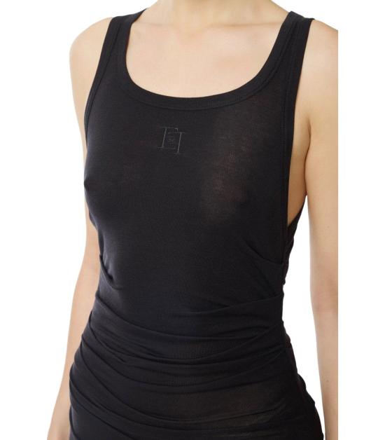 26SS 엘리자베타프랜치 미디 원피스 AB20B61E2 110 40 Black - ELISABETTA FRANCHI