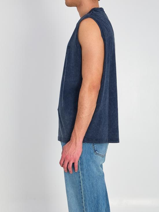 26SS 오프화이트 반팔 티셔츠 OMAC02FS26 BLUE - OFF WHITE