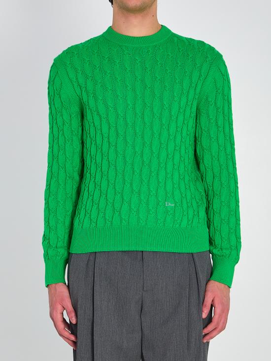 26SS 디올 스웨터 683M650 GREEN