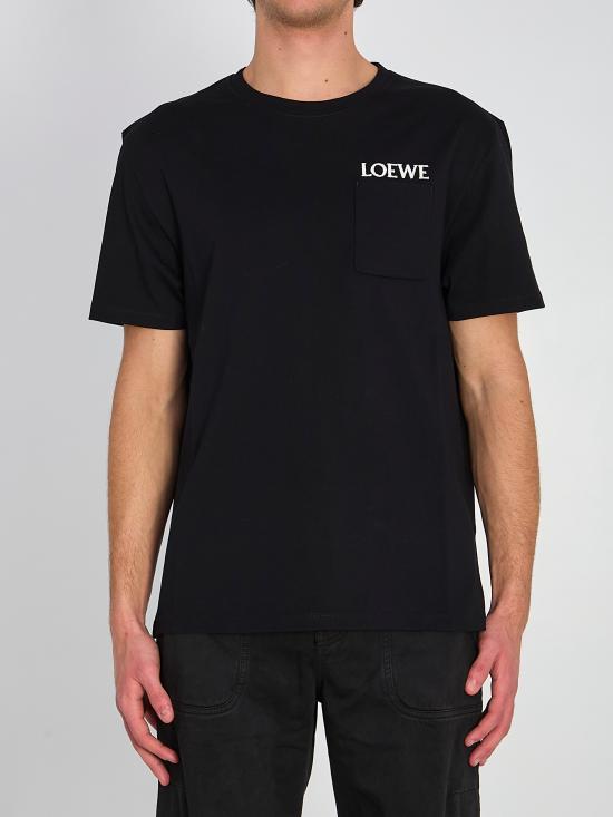 26SS 로에베 반팔 티셔츠 H526Y22XDE BLACK