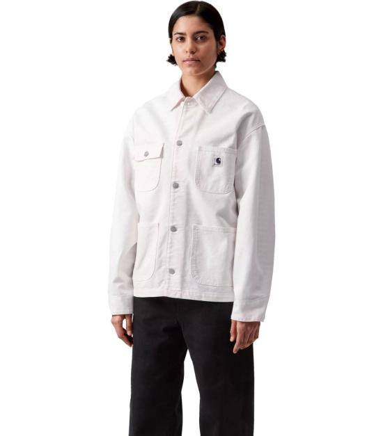 26SS 칼하트 WIP 디어본 캔버스 OG 미시건 코트 I031570 0D J02 XS White - CARHARTT WIP