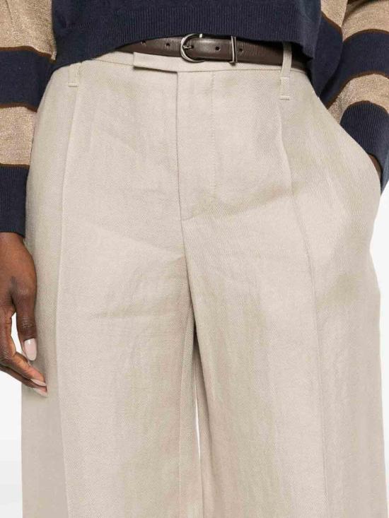 26SS 브루넬로 쿠치넬리 스트레이트 팬츠 MH527P8492C9272 Brown - BRUNELLO CUCINELLI