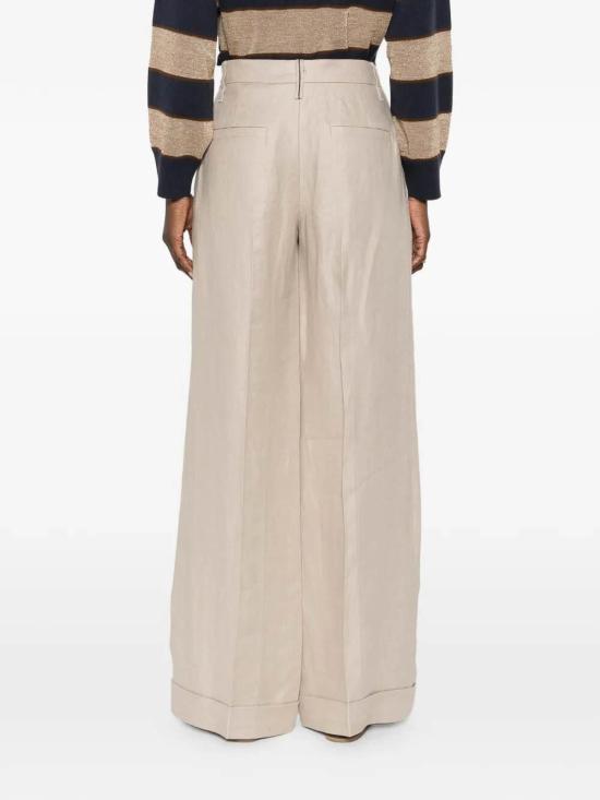 26SS 브루넬로 쿠치넬리 스트레이트 팬츠 MH527P8492C9272 Brown - BRUNELLO CUCINELLI