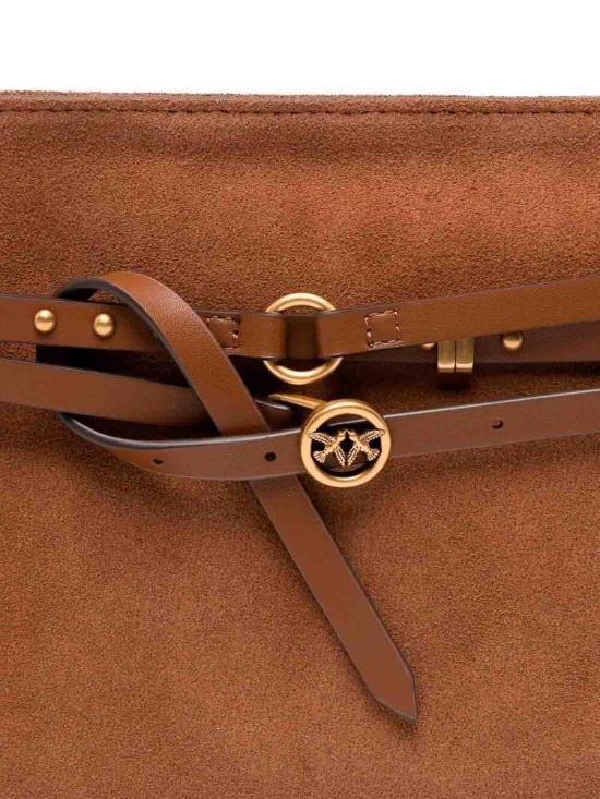26SS 핑코 벨트백 106176A0F6L17Q Brown - PINKO