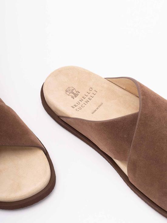 26SS 브루넬로 쿠치넬리 샌들 MZUSOLY327CAY70 Grey - BRUNELLO CUCINELLI