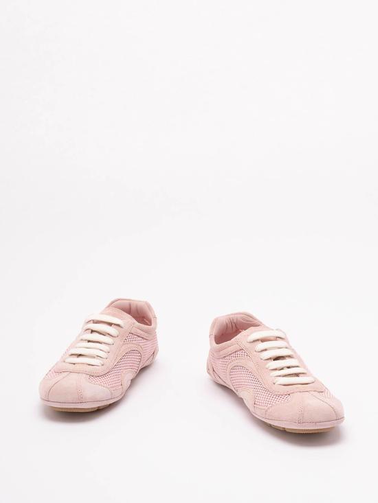 26SS 프라다 몬테카를로 리에디션 2005 스웨이드 메쉬 스니커즈 1E247O3D8CFD010F0924 Pink - PRADA