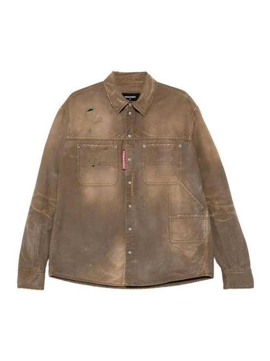 26SS 디스퀘어드2 데님 셔츠 S74DM1029D35106962 Green