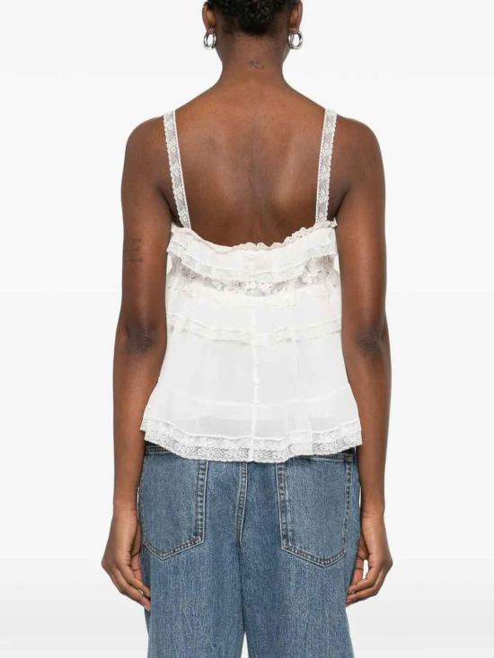 26SS 알베르타 페레티 민소매 티셔츠 080216170003 Cream - ALBERTA FERRETTI