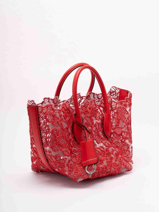 26SS 에르마노 설비노 토트백 D483S416PYV81763 Red - ERMANNO SCERVINO