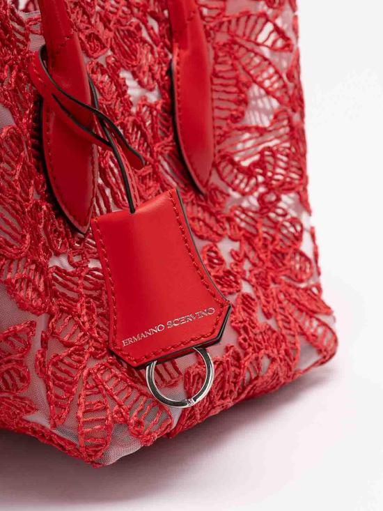 26SS 에르마노 설비노 토트백 D483S416PYV81763 Red - ERMANNO SCERVINO