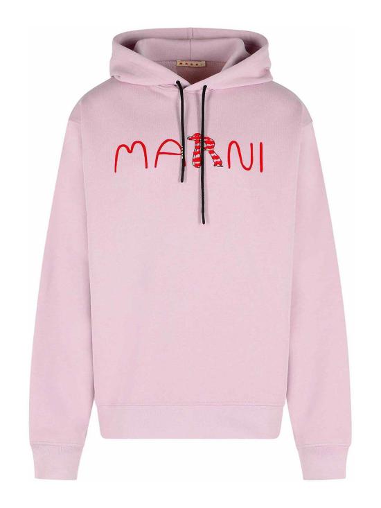 26SS 마르니 후드 티셔츠 FUMU0137PSUSCY85LOC20 Nude Neutrals