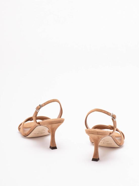 26SS 지미추 샌들 ELSY70SUETOFFEE Brown - JIMMY CHOO