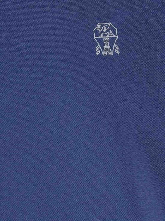 26SS 브루넬로 쿠치넬리 피케 폴로 셔츠 ME8548788CPW89 Light Blue - BRUNELLO CUCINELLI