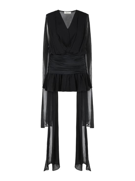 26SS 블루마린 미디 스커트 2A785AN0990 Black