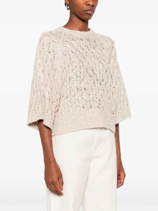 26SS 브루넬로 쿠치넬리 반팔 티셔츠 MEA371100CLY85 Taupe - BRUNELLO CUCINELLI