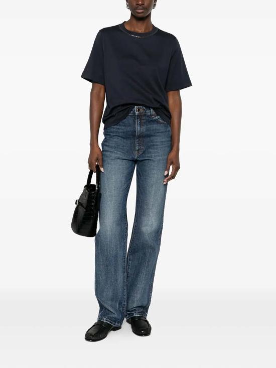 26SS 브루넬로 쿠치넬리 반팔 티셔츠 M0T81BZ100C4224 Blue - BRUNELLO CUCINELLI