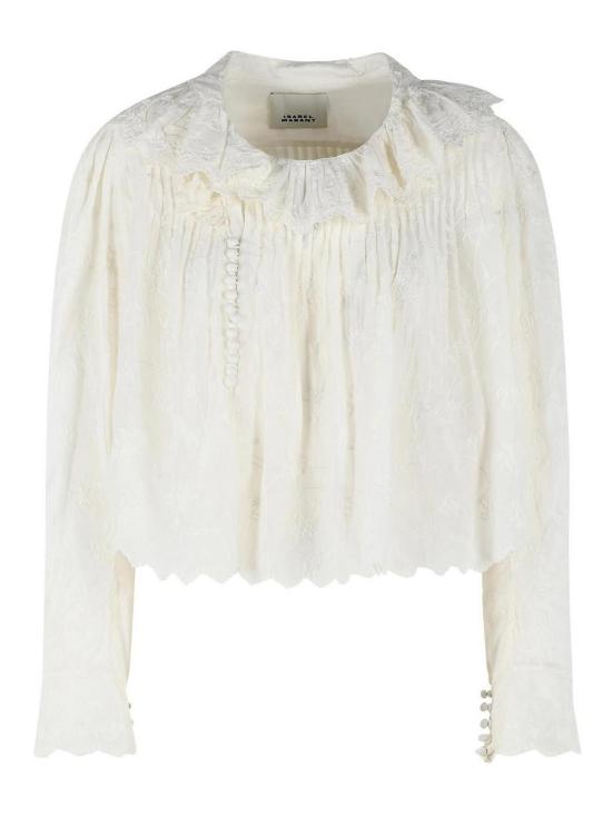 26SS 이자벨마랑 블라우스 HT0808FAD1J03I20WH White