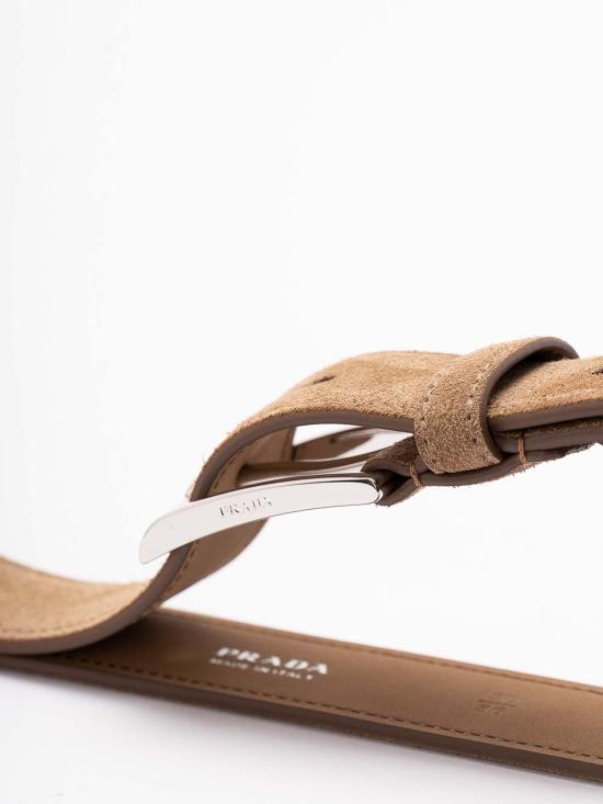 26SS 프라다 가죽 벨트 2CC675054F0A68 Brown - PRADA