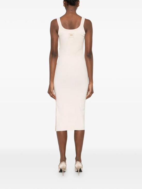 26SS 엘리자베타프랜치 미디 스커트 AM03S61E2U69 White - ELISABETTA FRANCHI