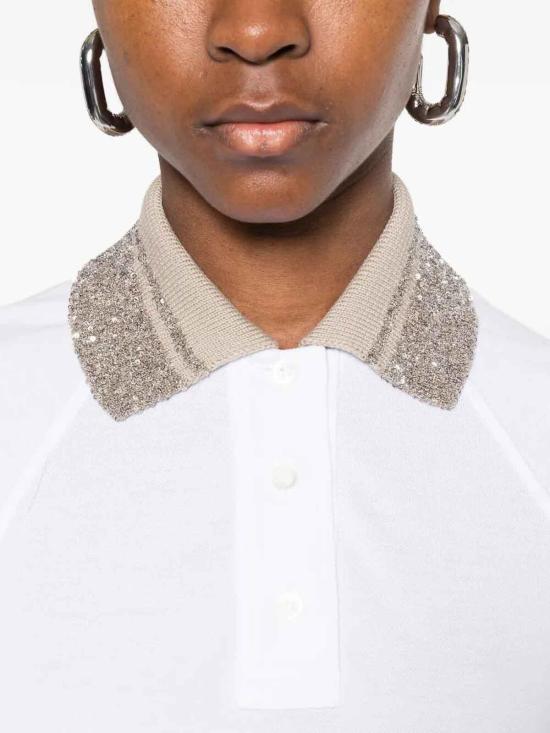 26SS 브루넬로 쿠치넬리 폴로 티셔츠 M0T63EJ115C6159 White - BRUNELLO CUCINELLI