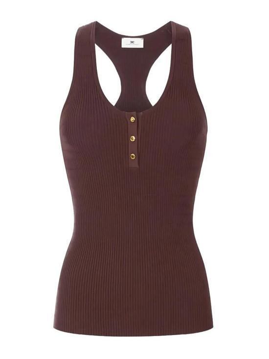 26SS 엘리자베타프랜치 민소매 티셔츠 TK75B61E2644 Brown