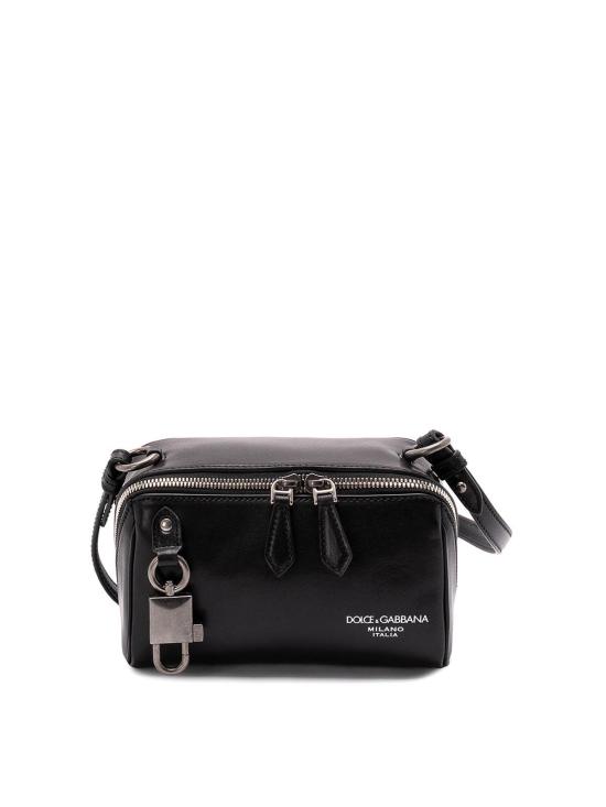 26SS 돌체앤가바나 Lock tempesta calfskin 크로스백 BM2446AU99480999 Black