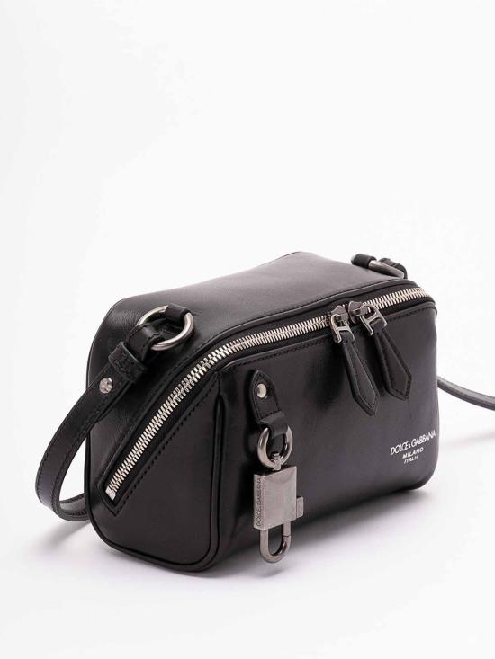 26SS 돌체앤가바나 Lock tempesta calfskin 크로스백 BM2446AU99480999 Black - DOLCE & GABBANA