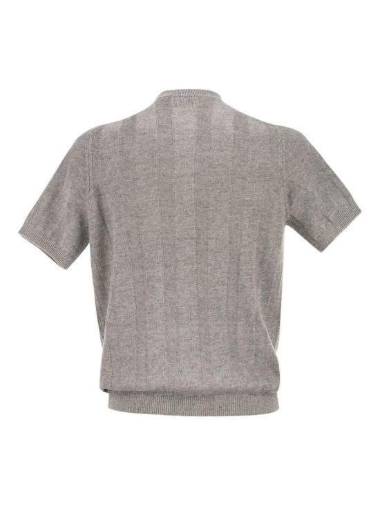 26SS 브루넬로 쿠치넬리 반팔 티셔츠 M2L707801CYZ16 Grey - BRUNELLO CUCINELLI