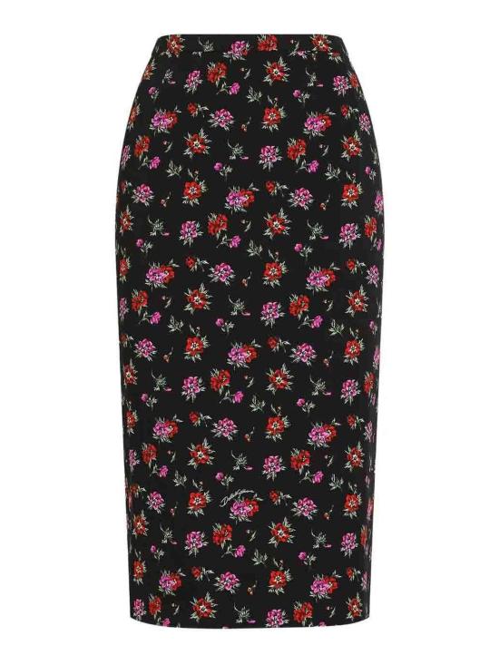 26SS 돌체앤가바나 미디 스커트 F4DBNTFSA8EHN5XS Black