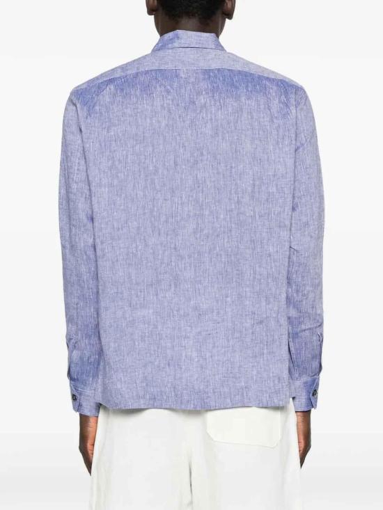 26SS 브루넬로 쿠치넬리 긴팔 셔츠 MM6840648C110 Denim - BRUNELLO CUCINELLI