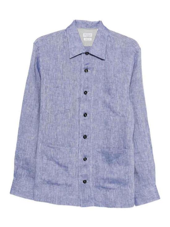 26SS 브루넬로 쿠치넬리 긴팔 셔츠 MM6840648C110 Denim