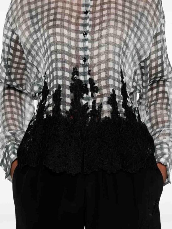 26SS 에르마노 설비노 셔츠 D482K379APWIFS4815 Black - ERMANNO SCERVINO