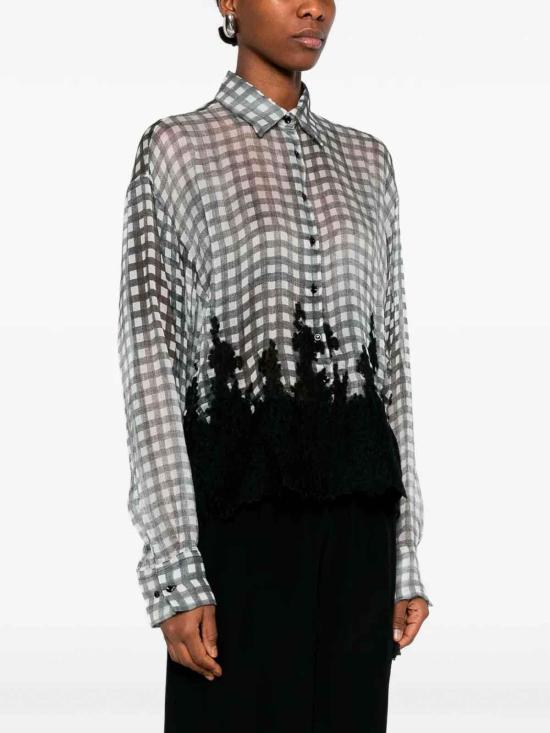 26SS 에르마노 설비노 셔츠 D482K379APWIFS4815 Black - ERMANNO SCERVINO