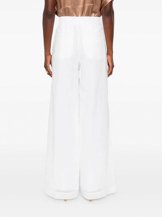 26SS 브루넬로 쿠치넬리 스트레이트 팬츠 M0F91P8742C100 White - BRUNELLO CUCINELLI