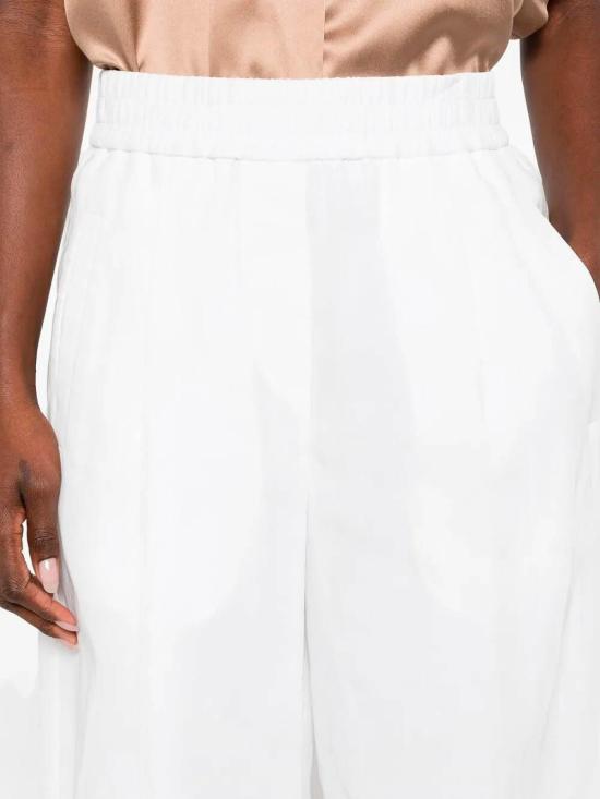 26SS 브루넬로 쿠치넬리 스트레이트 팬츠 M0F91P8742C100 White - BRUNELLO CUCINELLI