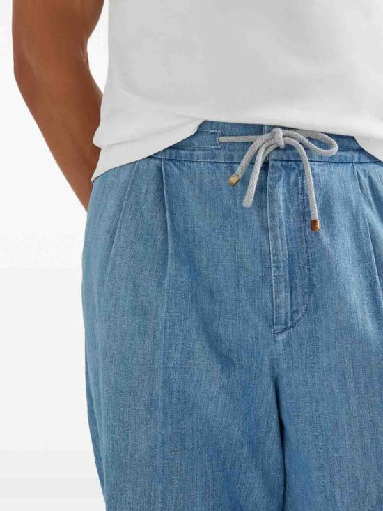 26SS 브루넬로 쿠치넬리 스트레이트 팬츠 MH263E1710C1476 Denim - BRUNELLO CUCINELLI