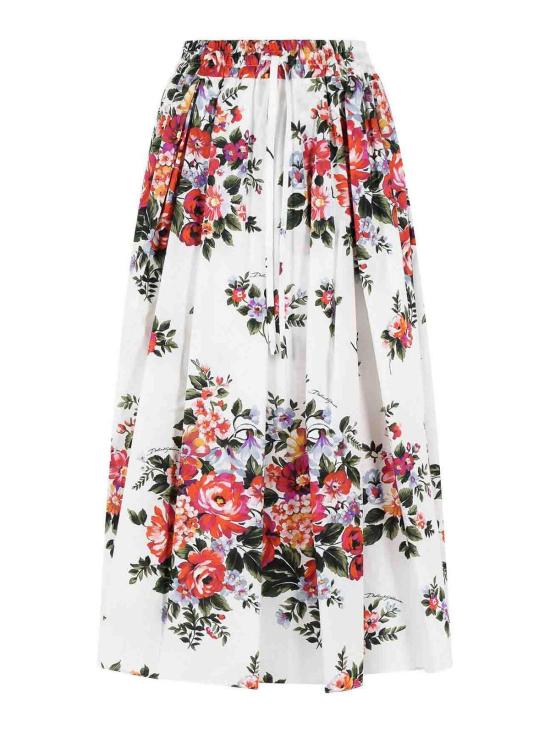 26SS 돌체앤가바나 미디 스커트 F4DC7THS5UUHA5ZO White