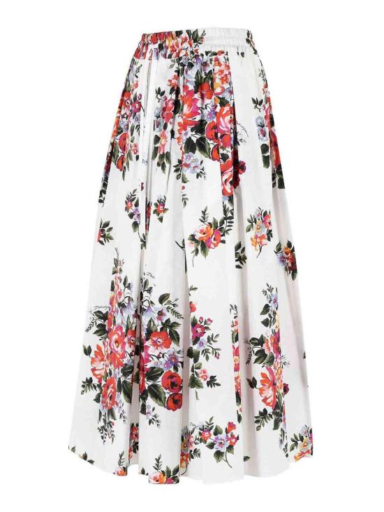 26SS 돌체앤가바나 미디 스커트 F4DC7THS5UUHA5ZO White - DOLCE & GABBANA