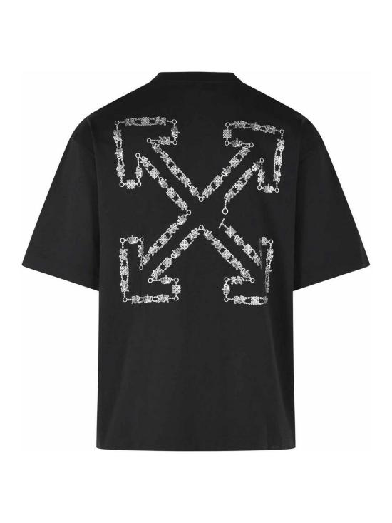 26SS 오프화이트 반팔 티셔츠 44MAA120S26J004001 Black - OFF WHITE