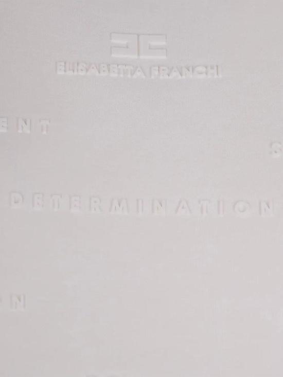 26SS 엘리자베타프랜치 반팔 티셔츠 MA73D61E2270 White - ELISABETTA FRANCHI