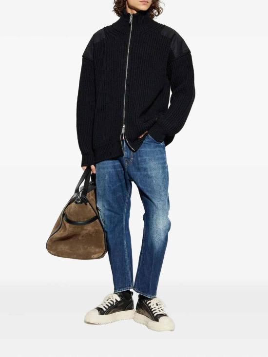 25FW 디스퀘어드2 집업 니트 S71HA1397D13163900 Black - DSQUARED2