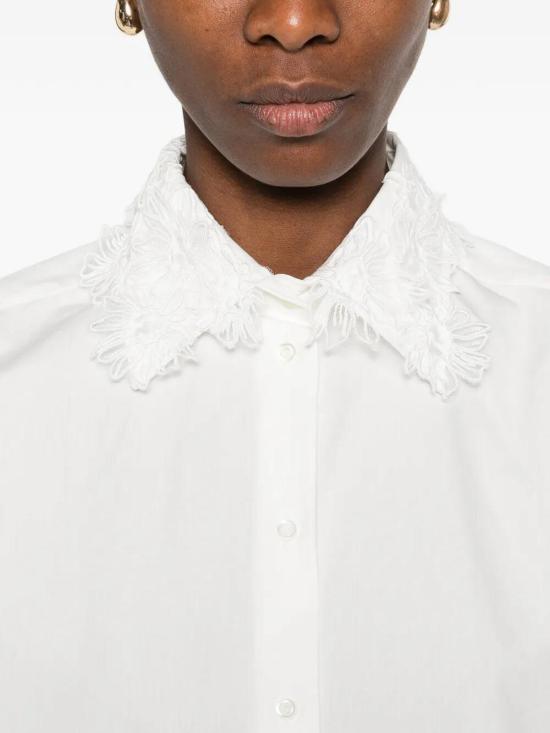 26SS 에르마노 설비노 셔츠 D482K335APWGF10602 White - ERMANNO SCERVINO