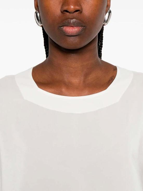 26SS 에르마노 설비노 민소매 티셔츠 D482L359VKX10602 White - ERMANNO SCERVINO