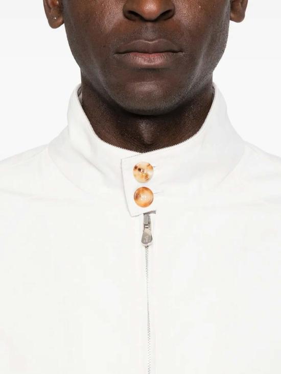 26SS 브루넬로 쿠치넬리 봄버 자켓 MY4196583CUR73 White - BRUNELLO CUCINELLI