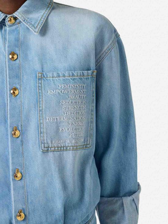 26SS 엘리자베타프랜치 점프수트 TJ44D61E2192 Light Blue - ELISABETTA FRANCHI