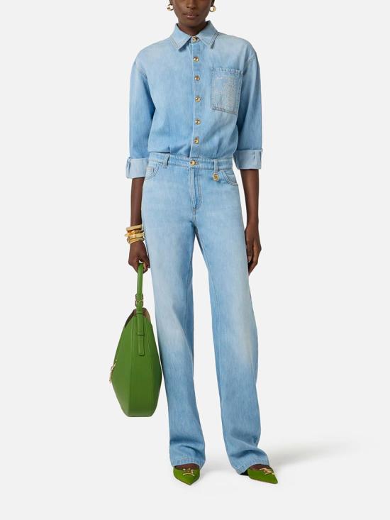 26SS 엘리자베타프랜치 점프수트 TJ44D61E2192 Light Blue - ELISABETTA FRANCHI