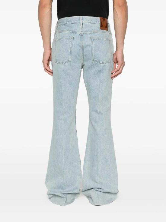 26SS 발렌티노 가라바니 스트레이트 팬츠 8V3DE15ABA5508 Blue - VALENTINO GARAVANI