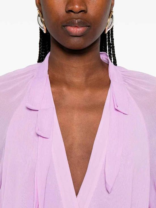 26SS 알베르타 페레티 셔츠 021616170240 Purple - ALBERTA FERRETTI