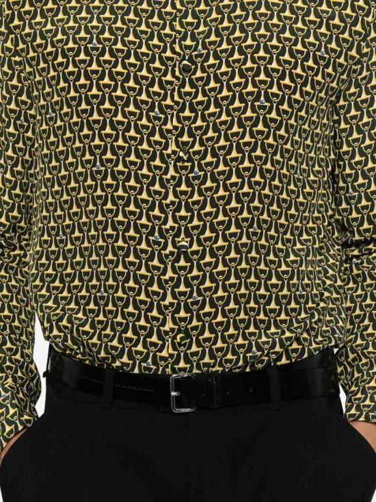 25FW 구찌 크레이프 드 씬 실크 셔츠 847034ZAT4Z3061 - GUCCI