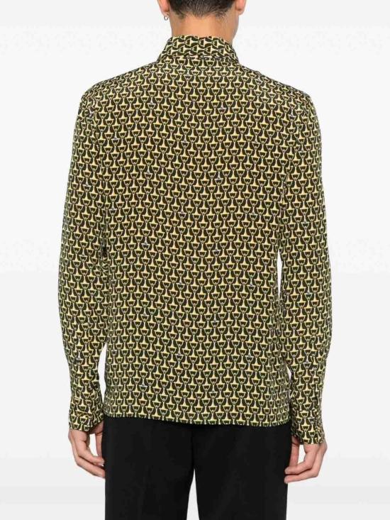 25FW 구찌 크레이프 드 씬 실크 셔츠 847034ZAT4Z3061 - GUCCI